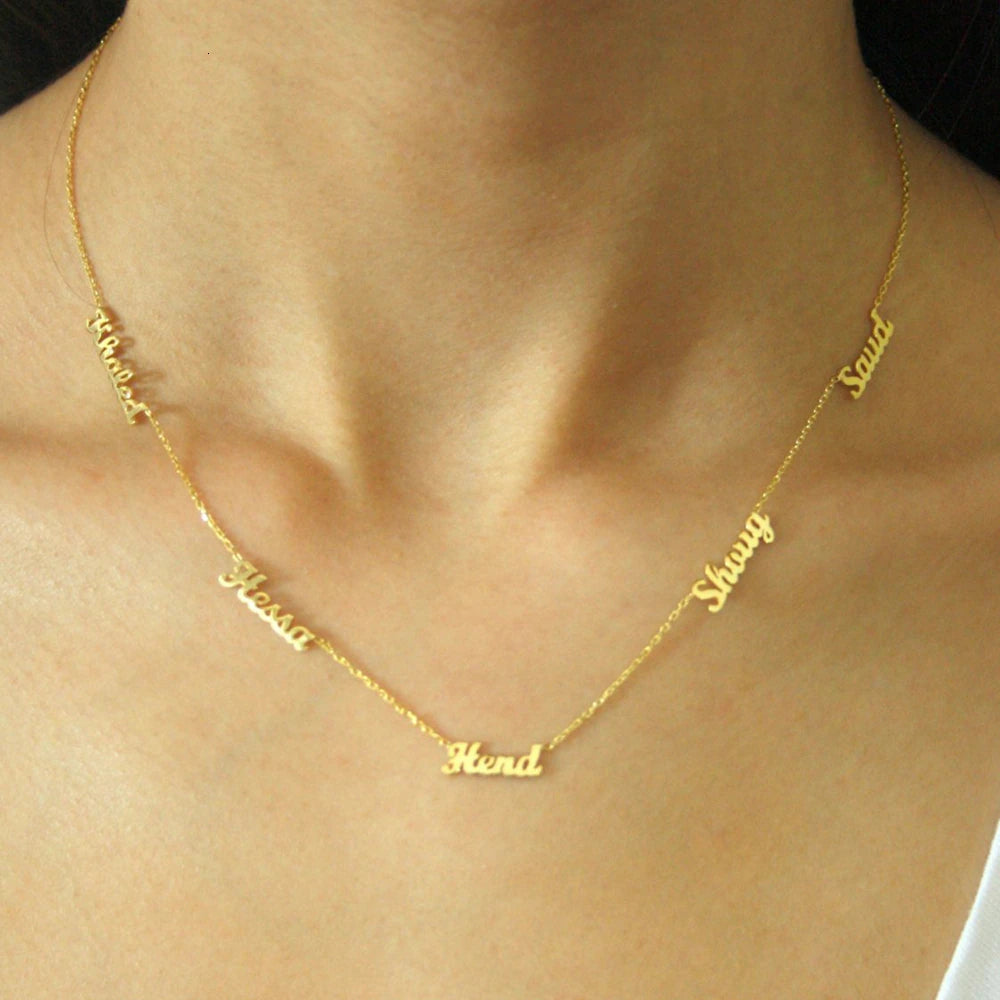 MULTIPLE NAME NECKLACE