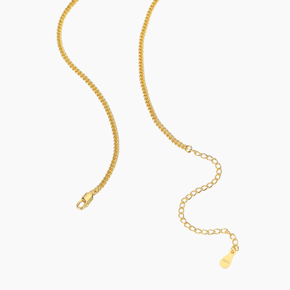 Curb Chain Necklace - 2mm