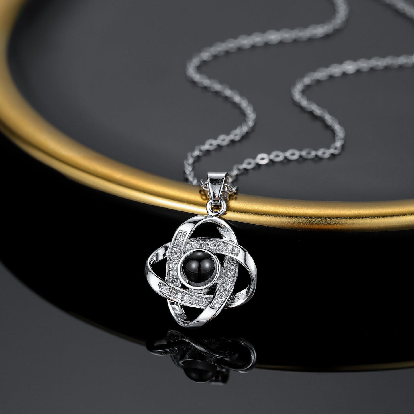 Personalized Photo Projection Necklace