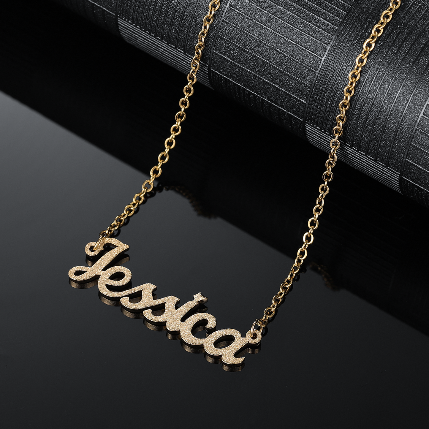 Diamond Cut Name Necklace