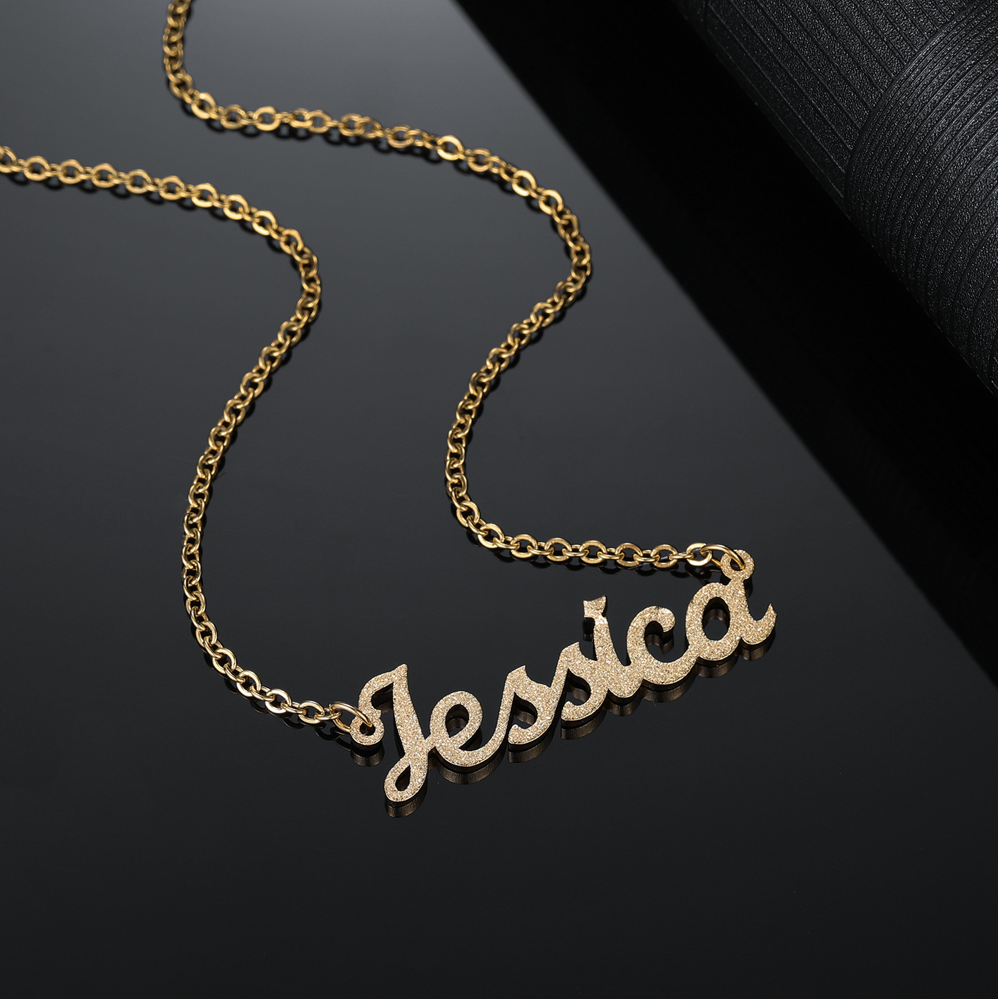 Diamond Cut Name Necklace