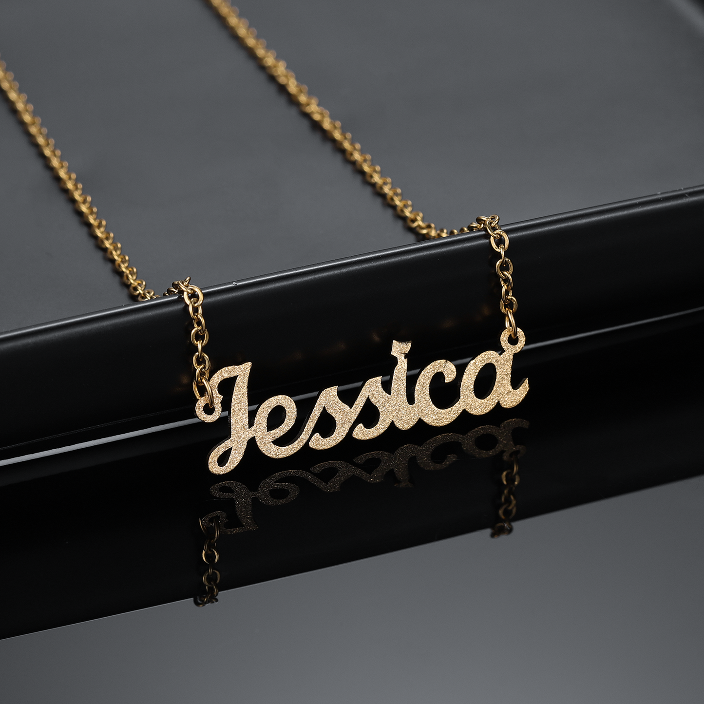 Diamond Cut Name Necklace