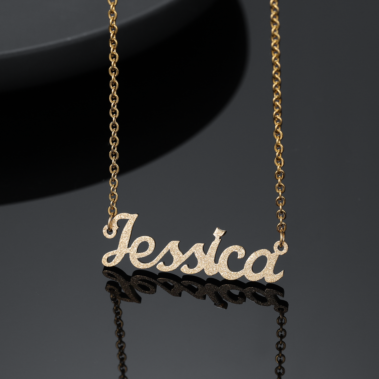 Diamond Cut Name Necklace