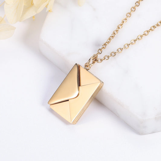 ENVELOPE LETTER NECKLACE