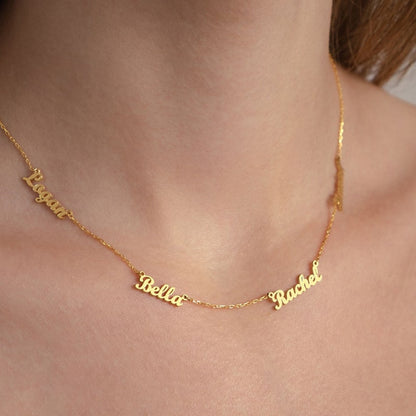 MULTIPLE NAME NECKLACE