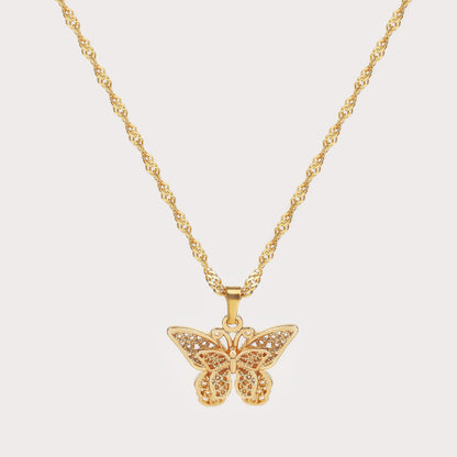 Butterfly Pendant Necklace