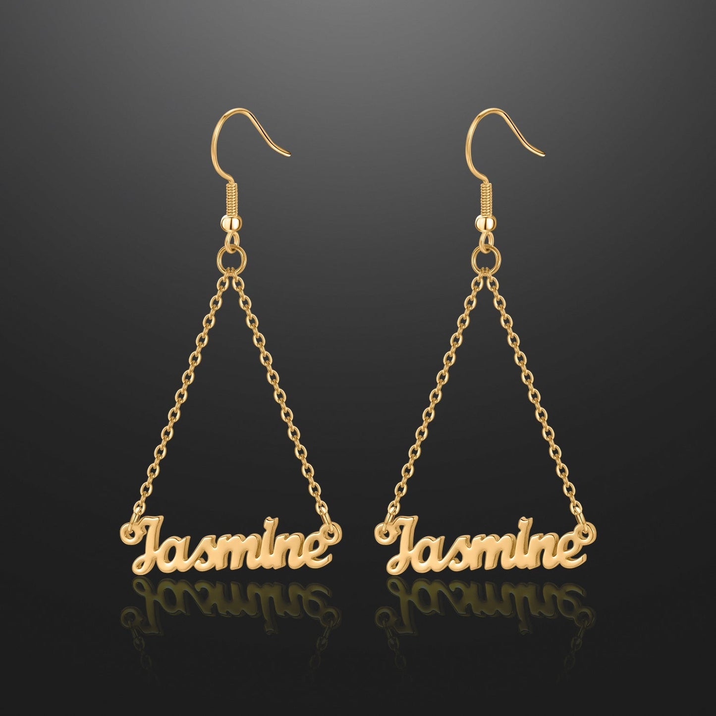 Name Dangle Earrings