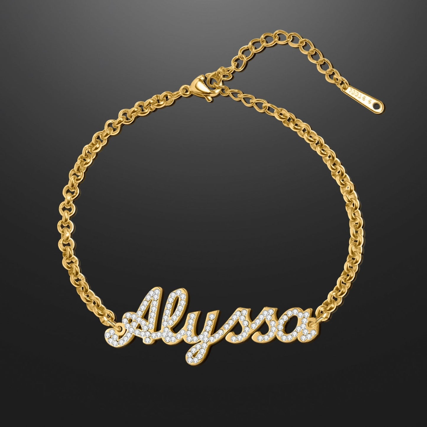 Iced Name Bracelet