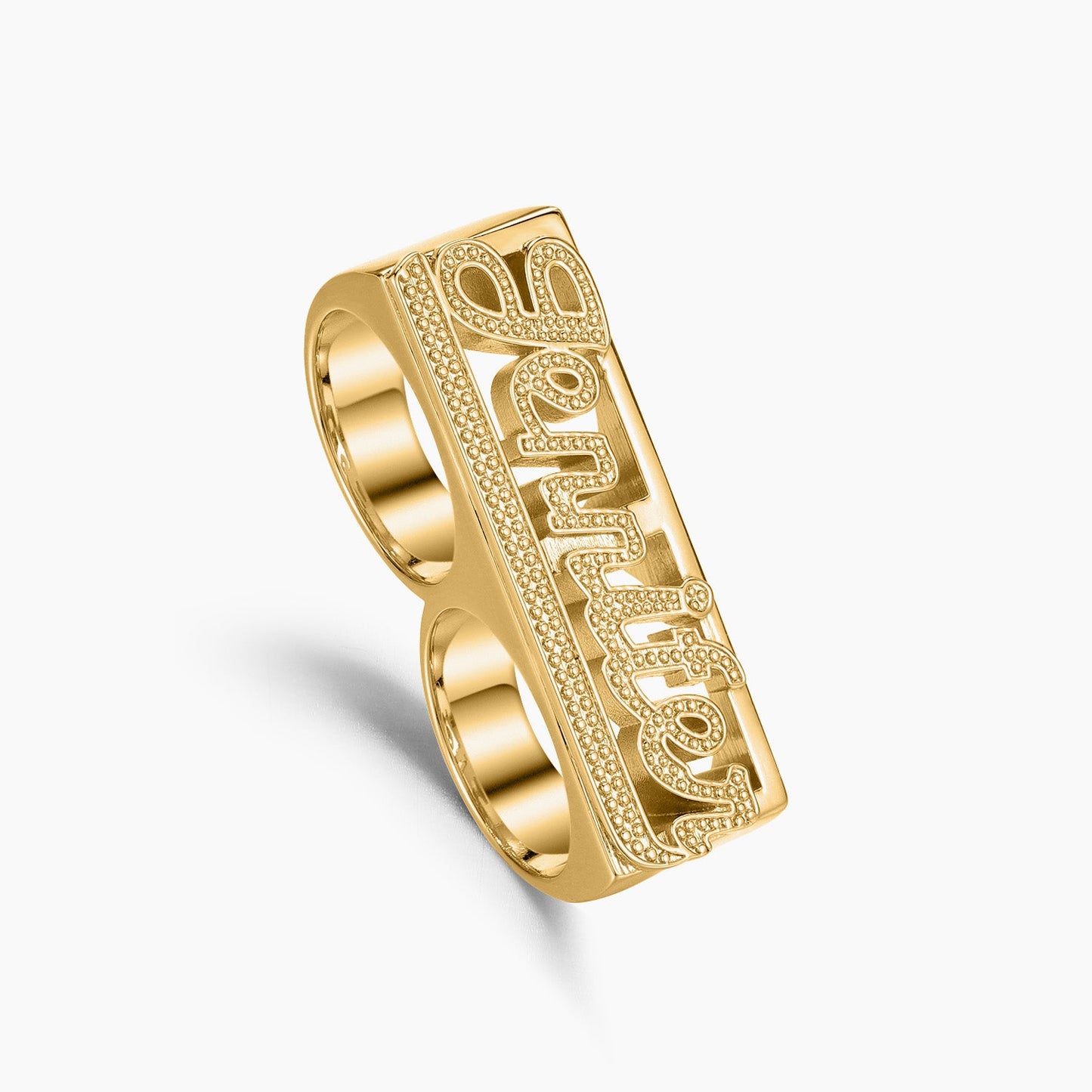 Two Finger Name Ring