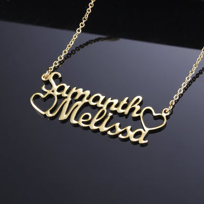 Double Name Necklace