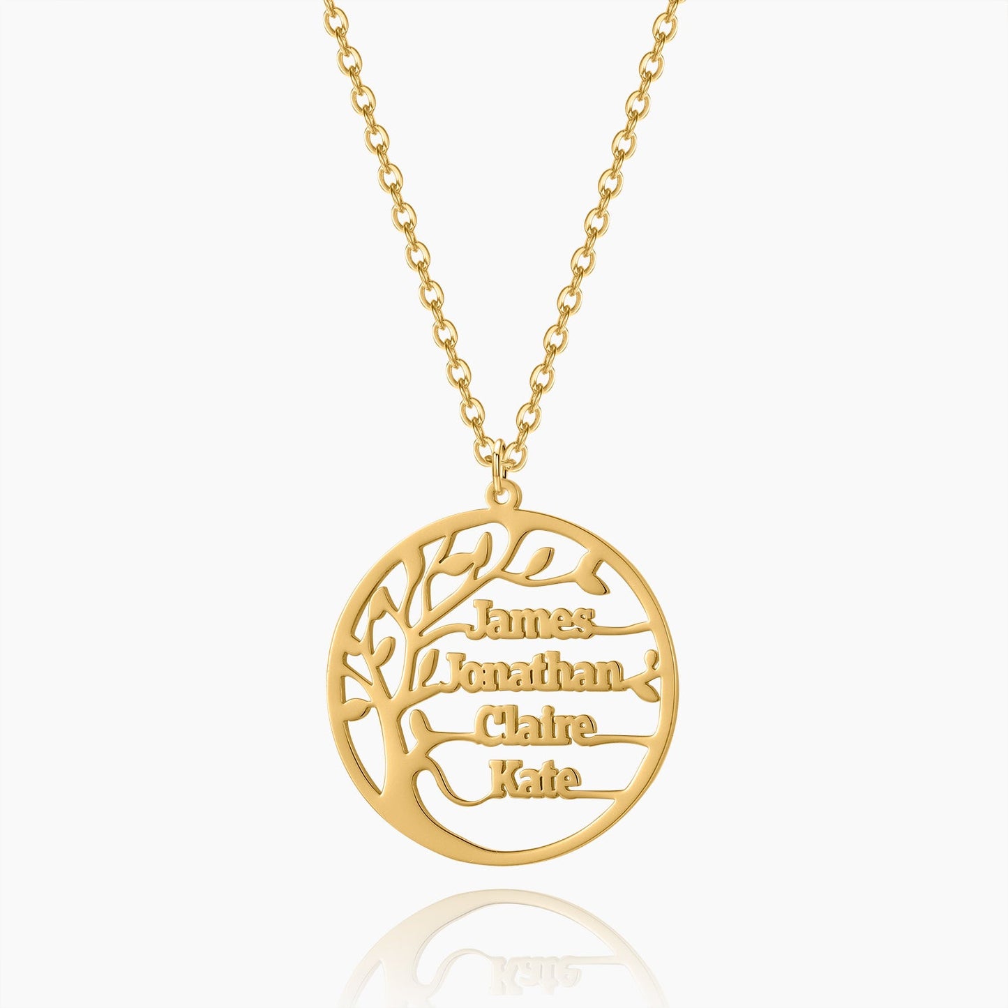 Family Tree Name Necklace