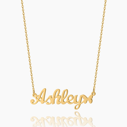 Kids Butterfly Name Necklace