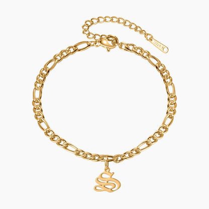 Gothic Initial Anklet