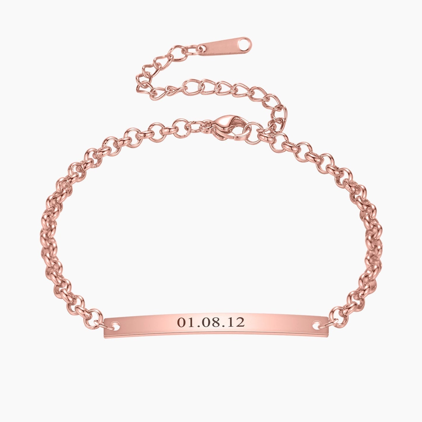 Engraved Bar Bracelet