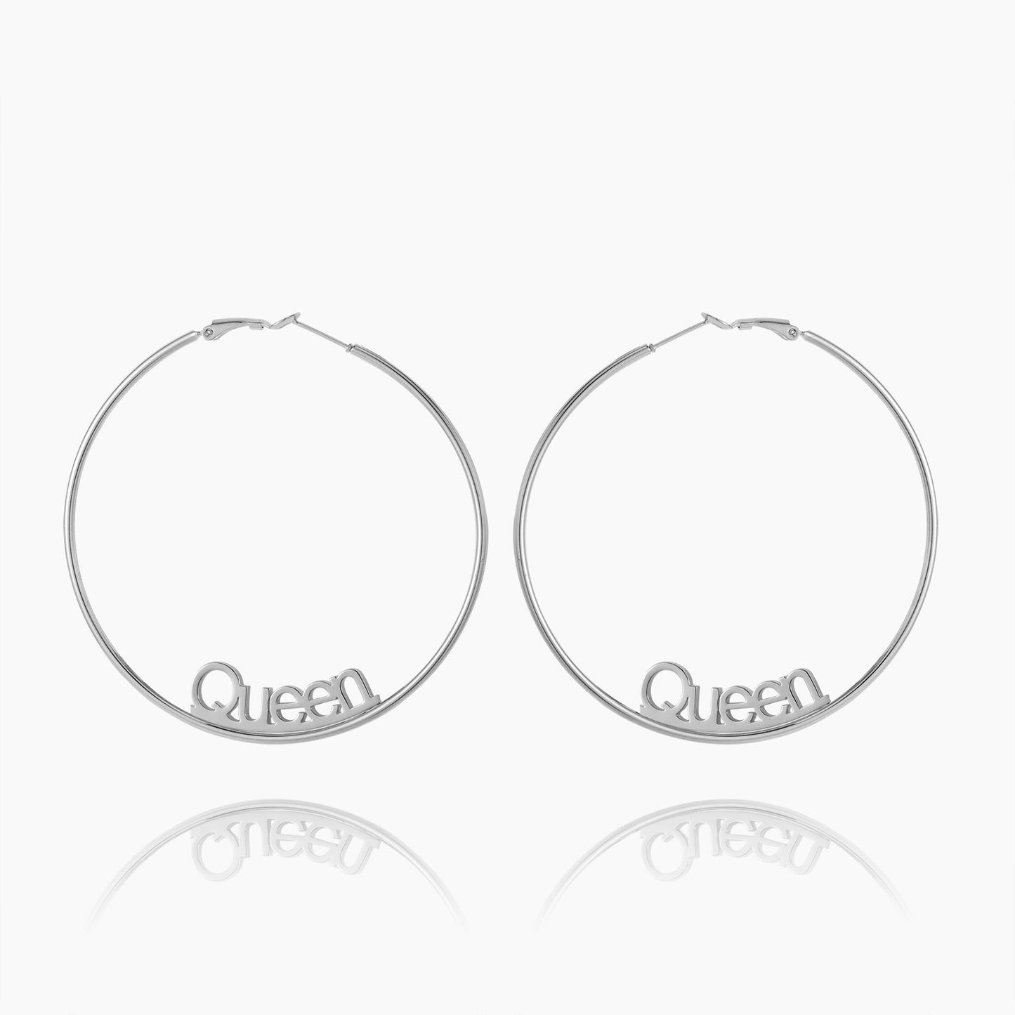 Name Hoop Earrings