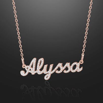 Kids Iced Name Necklace