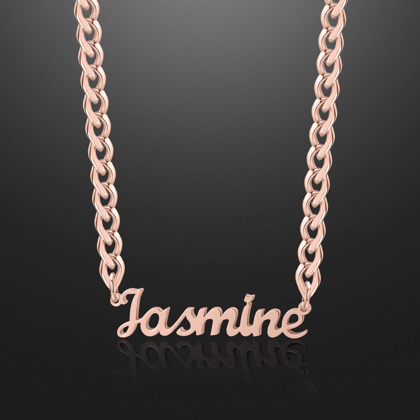 Kids Custom Name Necklace w/ Cuban Chain