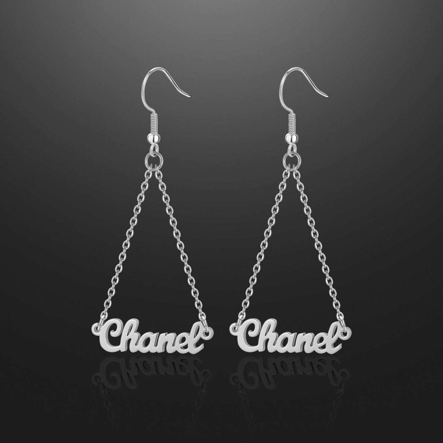 Name Dangle Earrings