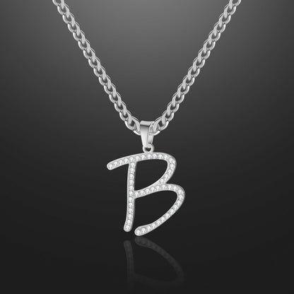 Iced Letter Necklace