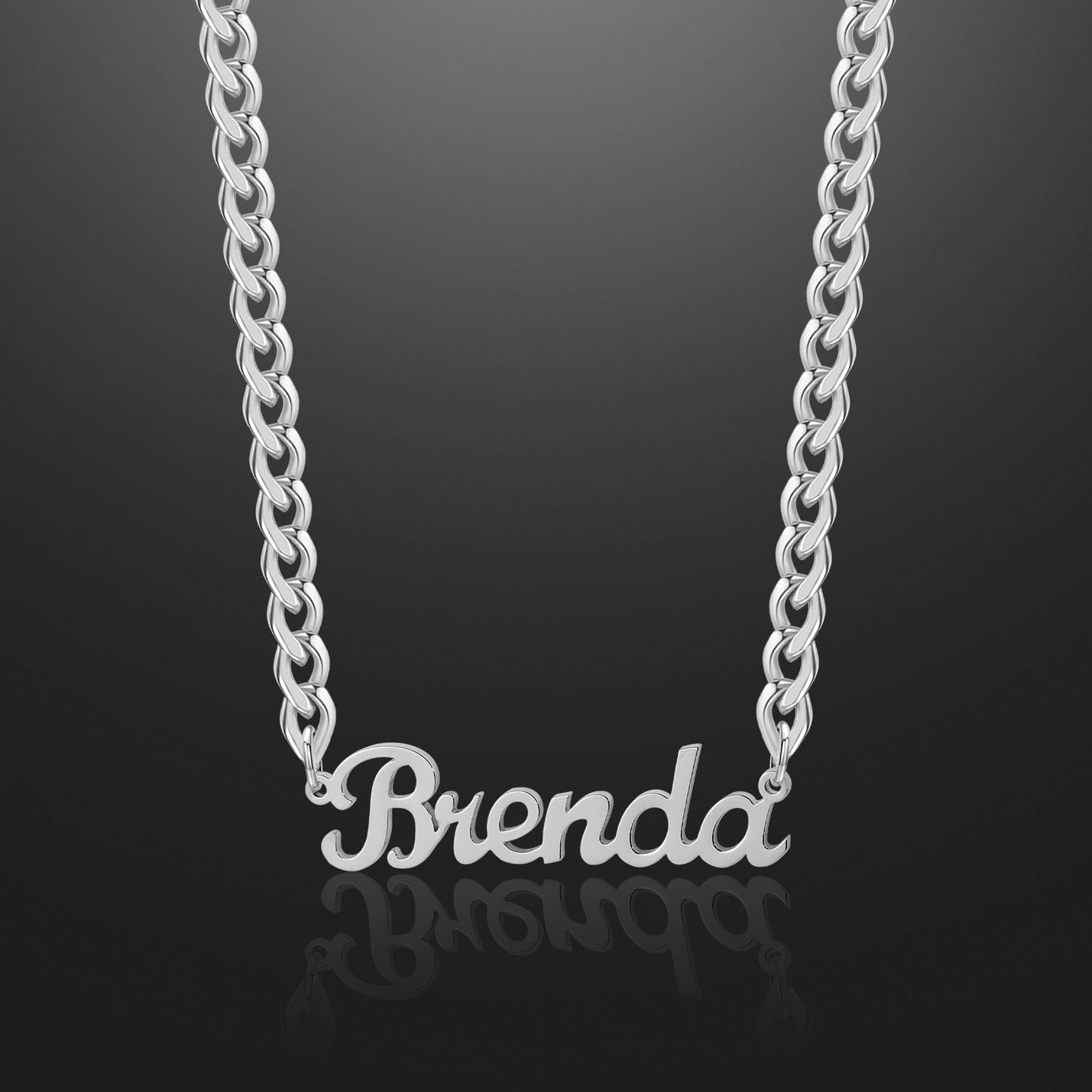 Kids Custom Name Necklace w/ Cuban Chain