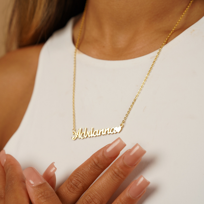 Name Heart Necklace